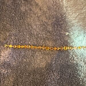 Swarovski Gold Bracelet